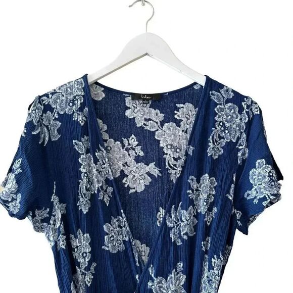 Lulu’s Women's Heart of Marigold Short Sleeve Wrap Maxi Dress, SZ L #1995 - Picture 6 of 14